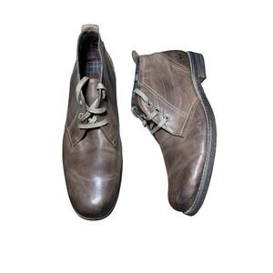 Bedstu Mens 11.5 Lace Up Boots Draco‎ Chukka Distressed Toast Brown NEW!